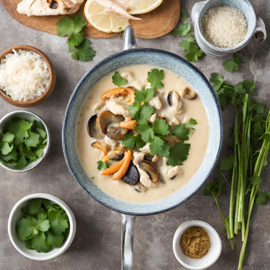 Sopa Thai de Pollo (Tom Kha)